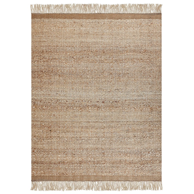 Dywan z juty 160 x 230 cm beżowy ABANA Dywan z juty 160 x 230 cm beżowy ABANA