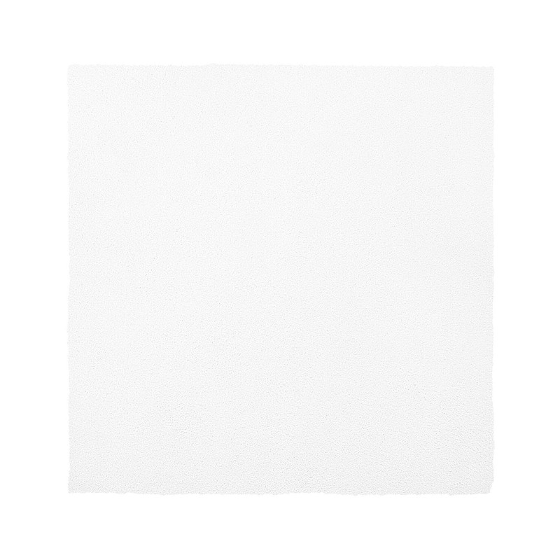 Dywan shaggy 200 x 200 cm biały DEMRE Dywan shaggy 200 x 200 cm biały DEMRE