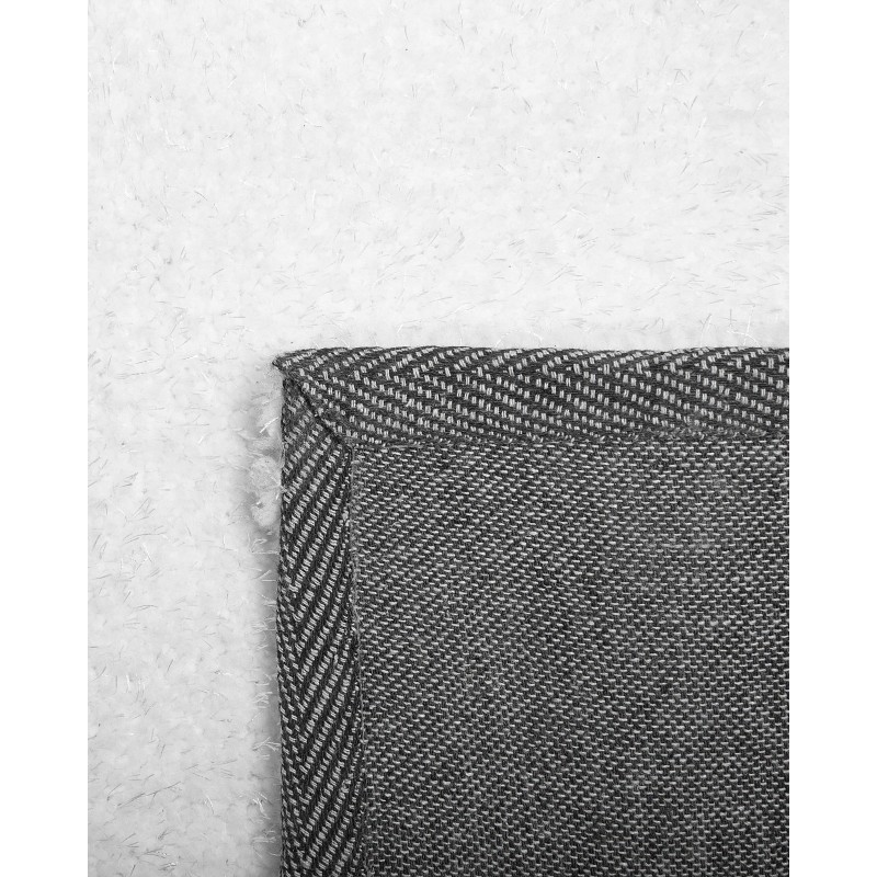 Dywan shaggy 200 x 200 cm biały DEMRE Dywan shaggy 200 x 200 cm biały DEMRE