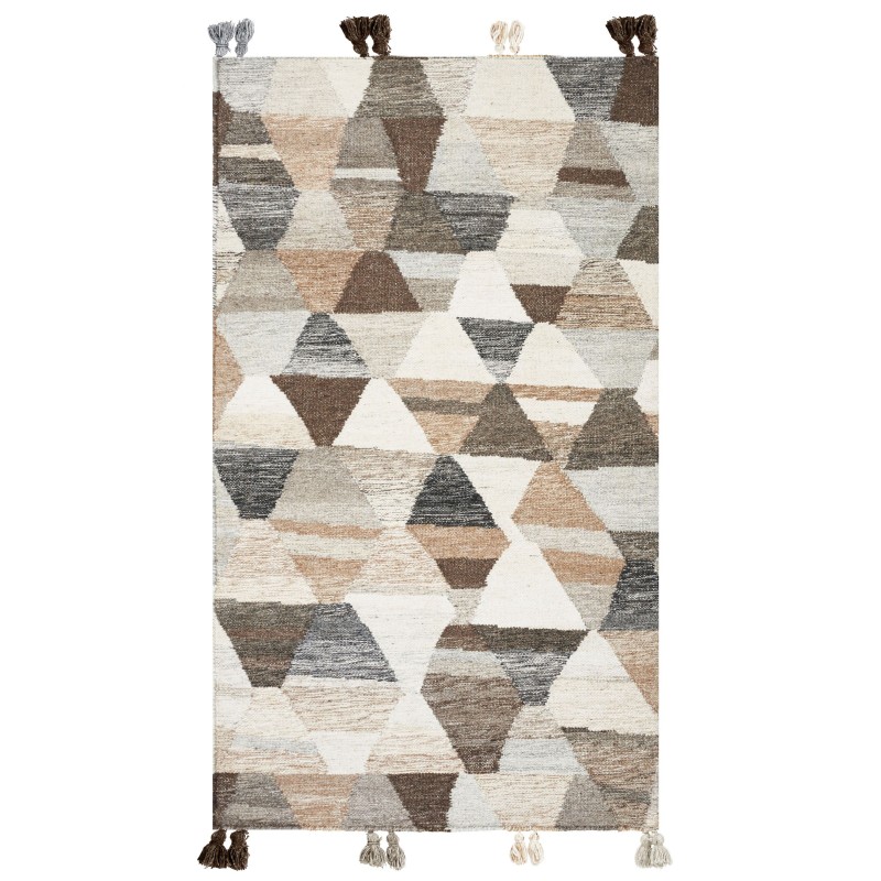 Dywan wełniany kilim 80 x 150 cm wielokolorowy ARGAVAND Dywan wełniany kilim 80 x 150 cm wielokolorowy ARGAVAND