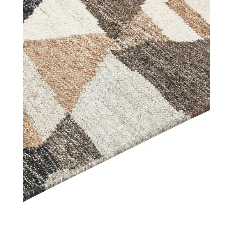 Dywan wełniany kilim 80 x 150 cm wielokolorowy ARGAVAND Dywan wełniany kilim 80 x 150 cm wielokolorowy ARGAVAND