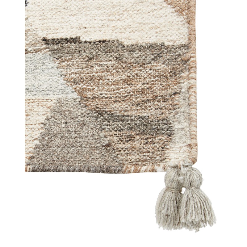 Dywan wełniany kilim 80 x 150 cm wielokolorowy ARGAVAND Dywan wełniany kilim 80 x 150 cm wielokolorowy ARGAVAND
