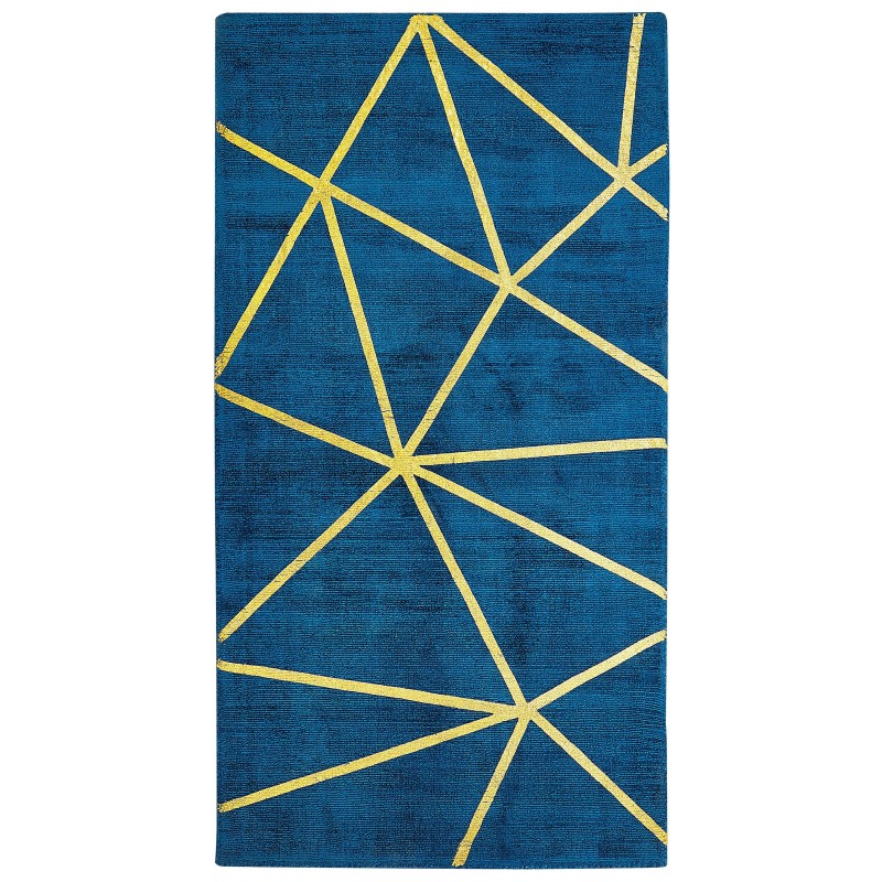 Dywan z wiskozy 80 x 150 cm niebieski HAVZA Dywan z wiskozy 80 x 150 cm niebieski HAVZA
