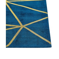 Dywan z wiskozy 80 x 150 cm niebieski HAVZA Dywan z wiskozy 80 x 150 cm niebieski HAVZA