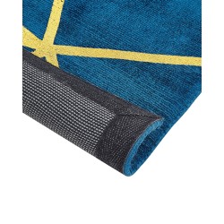 Dywan z wiskozy 80 x 150 cm niebieski HAVZA Dywan z wiskozy 80 x 150 cm niebieski HAVZA