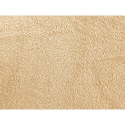 Koc NAMDU 125 x 150 cm Piaskowy Koc NAMDU 125 x 150 cm Piaskowy