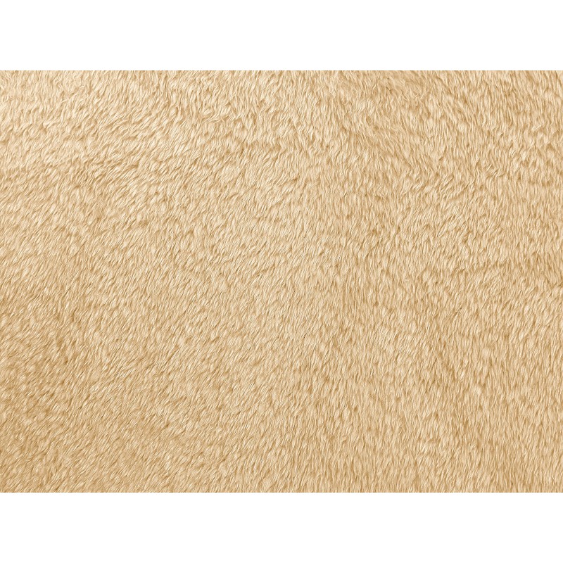 Koc NAMDU 125 x 150 cm Piaskowy Koc NAMDU 125 x 150 cm Piaskowy
