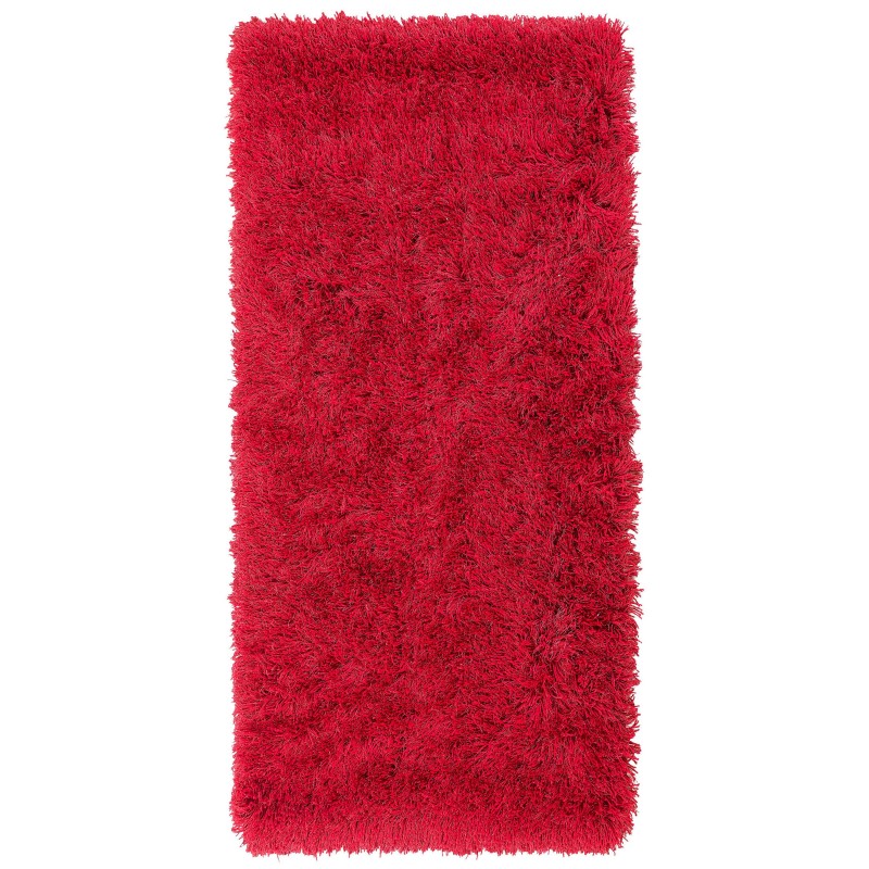 Dywan shaggy 80 x 150 cm czerwony CIDE Dywan shaggy 80 x 150 cm czerwony CIDE
