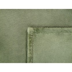 Koc BAYBURT 200 x 220 cm Zielony Koc BAYBURT 200 x 220 cm Zielony
