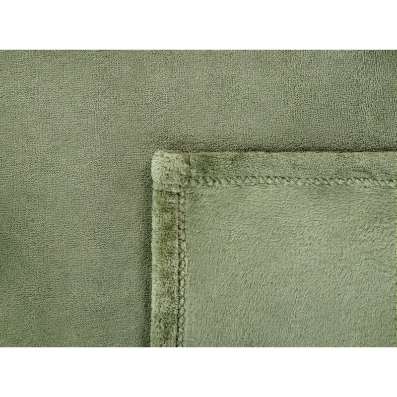 Koc BAYBURT 200 x 220 cm Zielony Koc BAYBURT 200 x 220 cm Zielony