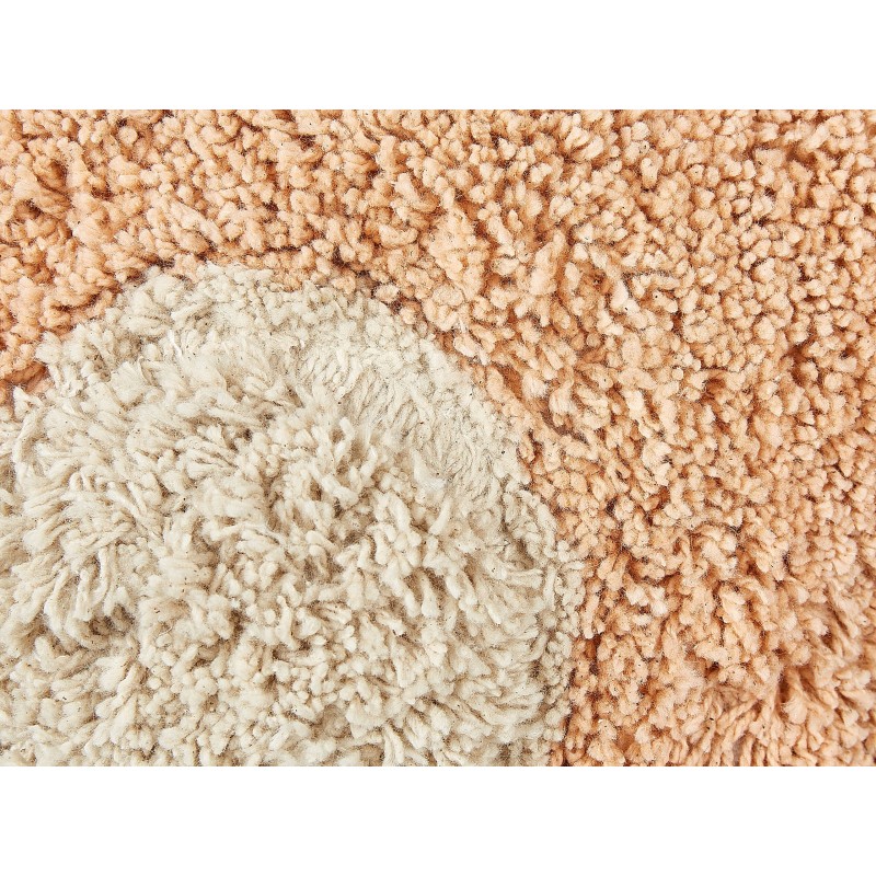 2 bawełniane poduszki dekoracyjne dla dzieci kwiaty 30 x 30 cm brzoskwiniowe SORREL 2 bawełniane poduszki dekoracyjne dla dzieci kwiaty 30 x 30 cm brzoskwiniowe SORREL