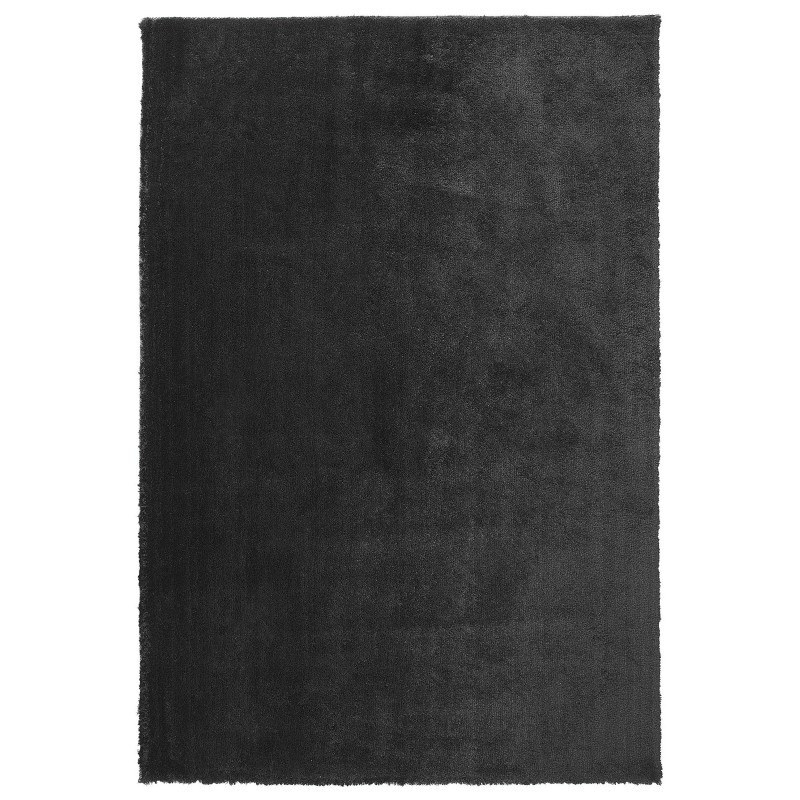 Dywan shaggy 140 x 200 cm czarny EVREN Dywan shaggy 140 x 200 cm czarny EVREN