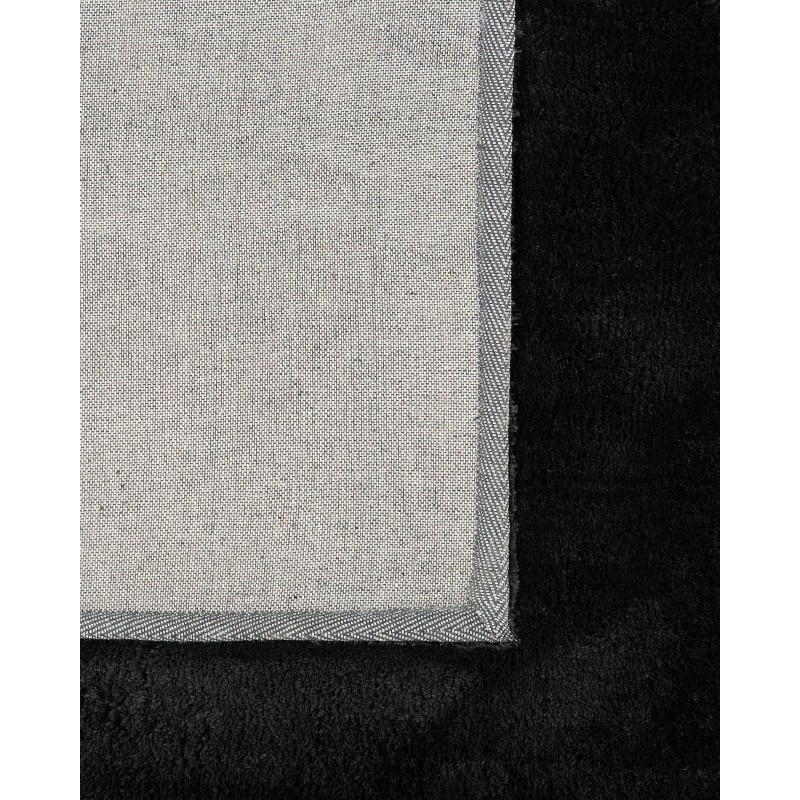 Dywan shaggy 140 x 200 cm czarny EVREN Dywan shaggy 140 x 200 cm czarny EVREN