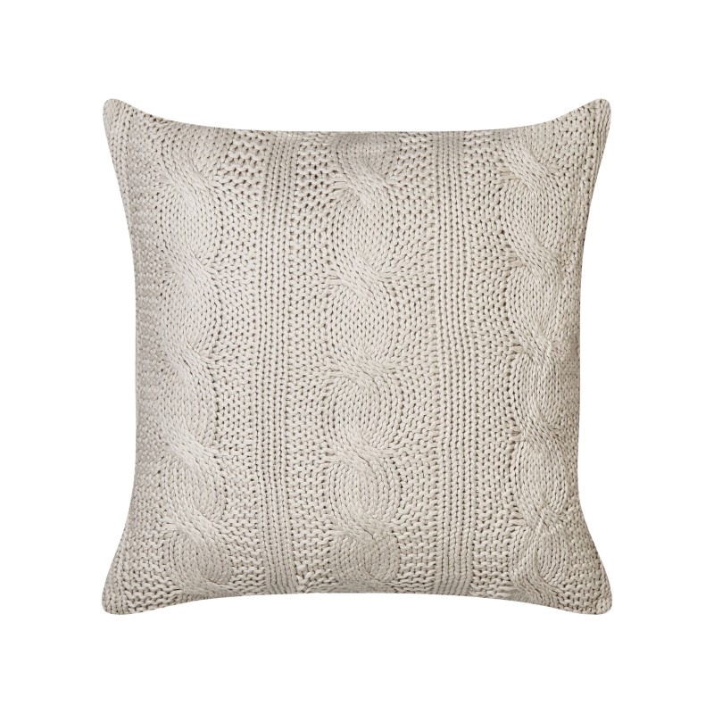 Zestaw 2 poduszek dekoracyjnych CONSTYLIS Bawełna 45 x 45 cm Beżowoszary Jednolity Zestaw 2 poduszek dekoracyjnych CONSTYLIS Bawełna 45 x 45 cm Beżowoszary Jednolity