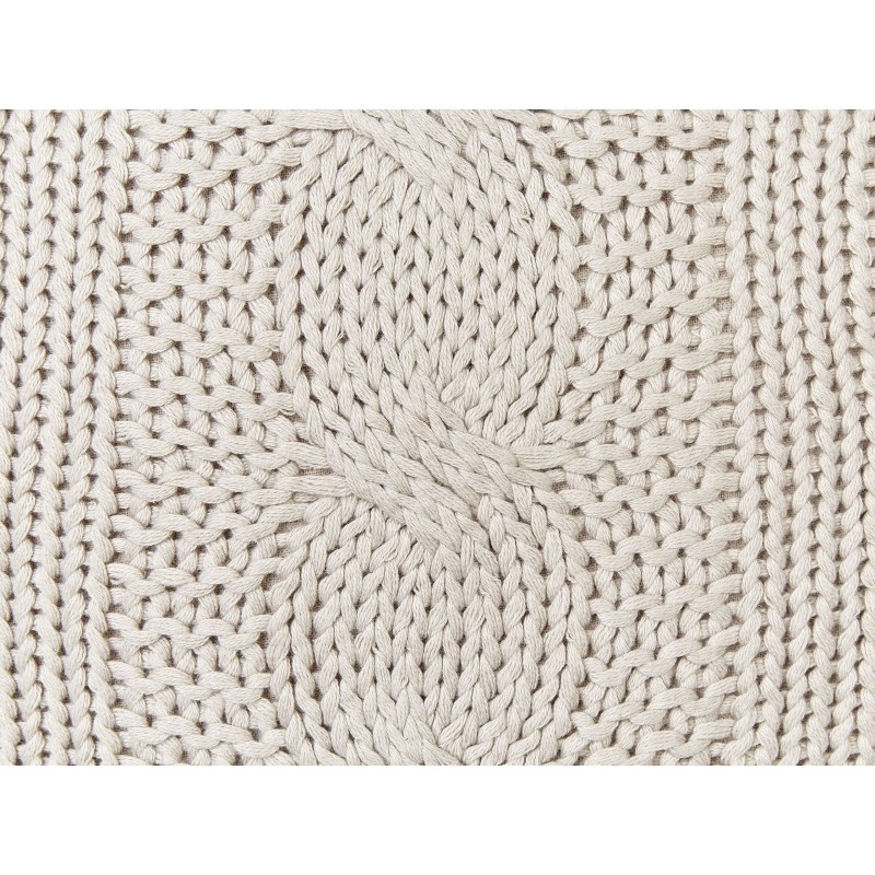 Zestaw 2 poduszek dekoracyjnych CONSTYLIS Bawełna 45 x 45 cm Beżowoszary Jednolity Zestaw 2 poduszek dekoracyjnych CONSTYLIS Bawełna 45 x 45 cm Beżowoszary Jednolity