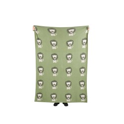 Koc RUSAMI Bawełna 130 x 170 cm Zielony Koc RUSAMI Bawełna 130 x 170 cm Zielony