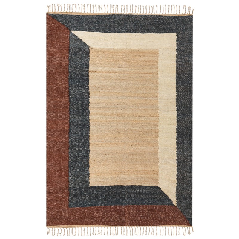 Dywan z juty 160 x 230 cm wielokolorowy ORTAKOY Dywan z juty 160 x 230 cm wielokolorowy ORTAKOY