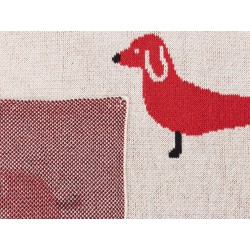 Koc REERH Bawełna 130 x 170 cm Beżowy Koc REERH Bawełna 130 x 170 cm Beżowy