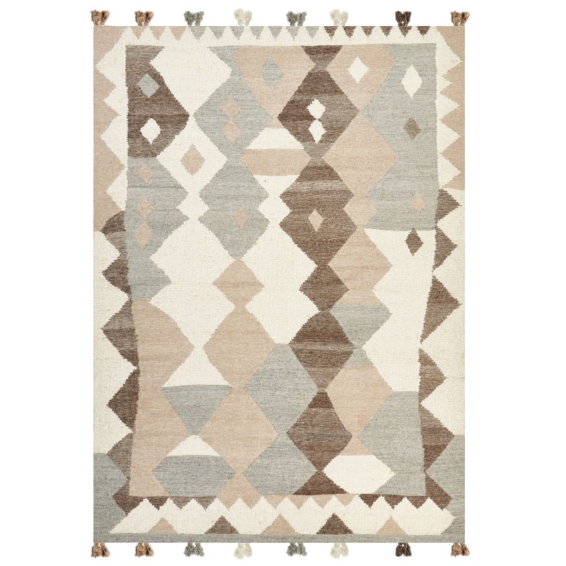 Dywan wełniany kilim 200 x 300 cm wielokolorowy ARALEZ Dywan wełniany kilim 200 x 300 cm wielokolorowy ARALEZ