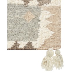 Dywan wełniany kilim 200 x 300 cm wielokolorowy ARALEZ Dywan wełniany kilim 200 x 300 cm wielokolorowy ARALEZ