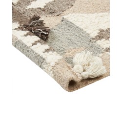 Dywan wełniany kilim 200 x 300 cm wielokolorowy ARALEZ Dywan wełniany kilim 200 x 300 cm wielokolorowy ARALEZ