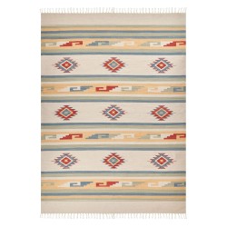 Dywan bawełniany kilim 140 x 200 cm wielokolorowy APARAN Dywan bawełniany kilim 140 x 200 cm wielokolorowy APARAN