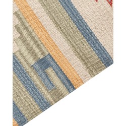 Dywan bawełniany kilim 140 x 200 cm wielokolorowy APARAN Dywan bawełniany kilim 140 x 200 cm wielokolorowy APARAN
