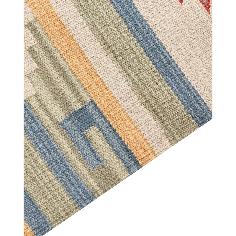 Dywan bawełniany kilim 140 x 200 cm wielokolorowy APARAN Dywan bawełniany kilim 140 x 200 cm wielokolorowy APARAN