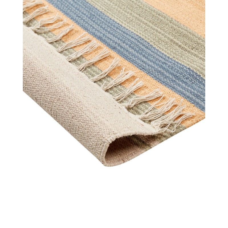 Dywan bawełniany kilim 140 x 200 cm wielokolorowy APARAN Dywan bawełniany kilim 140 x 200 cm wielokolorowy APARAN