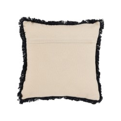 2 poduszki dekoracyjne w owce z frędzlami 45 x 45 cm beżowa BANNU 2 poduszki dekoracyjne w owce z frędzlami 45 x 45 cm beżowa BANNU