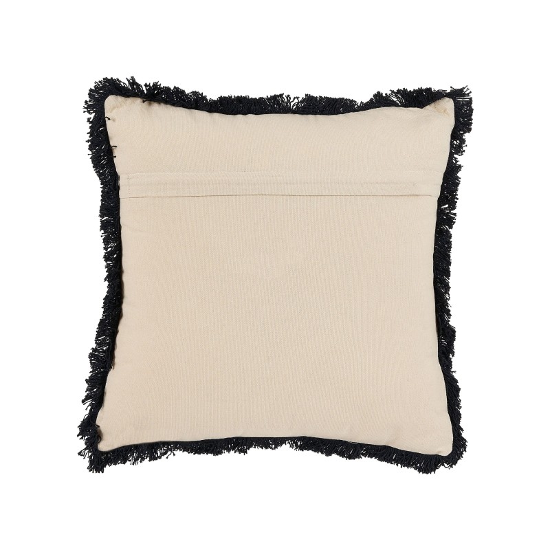 2 poduszki dekoracyjne w owce z frędzlami 45 x 45 cm beżowa BANNU 2 poduszki dekoracyjne w owce z frędzlami 45 x 45 cm beżowa BANNU