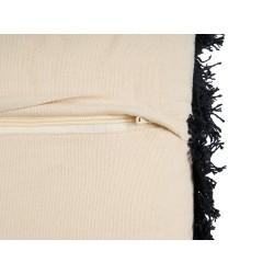 2 poduszki dekoracyjne w owce z frędzlami 45 x 45 cm beżowa BANNU 2 poduszki dekoracyjne w owce z frędzlami 45 x 45 cm beżowa BANNU