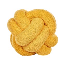 Zestaw 2 poduszek dekoracyjnych MALNI Boucle 19 x 19 cm Musztardowy Jednolity Zestaw 2 poduszek dekoracyjnych MALNI Boucle 19 x 19 cm Musztardowy Jednolity