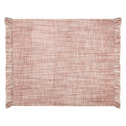 Koc DEURALI 125 x 150 cm Brązowy Koc DEURALI 125 x 150 cm Brązowy