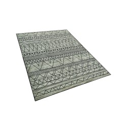 Dywan 160 x 230 cm czarno-szary KEBAN Dywan 160 x 230 cm czarno-szary KEBAN