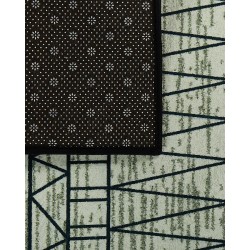 Dywan 160 x 230 cm czarno-szary KEBAN Dywan 160 x 230 cm czarno-szary KEBAN