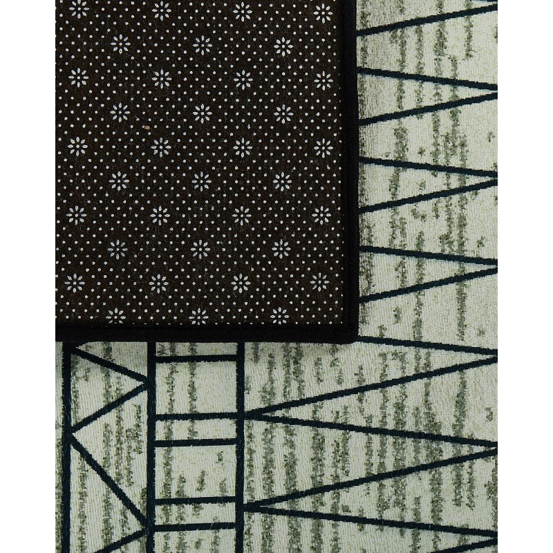 Dywan 160 x 230 cm czarno-szary KEBAN Dywan 160 x 230 cm czarno-szary KEBAN