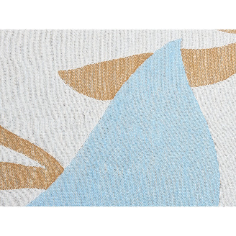 Koc HAKUI 130 x 170 cm Niebieski Koc HAKUI 130 x 170 cm Niebieski
