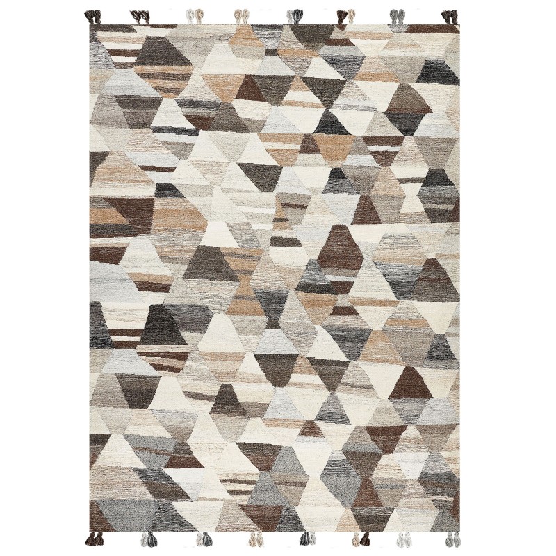 Dywan wełniany kilim 160 x 230 cm wielokolorowy ARGAVAND Dywan wełniany kilim 160 x 230 cm wielokolorowy ARGAVAND