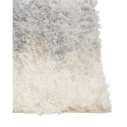 Dywan shaggy 80 x 150 cm biało-szary MARTUNI Dywan shaggy 80 x 150 cm biało-szary MARTUNI