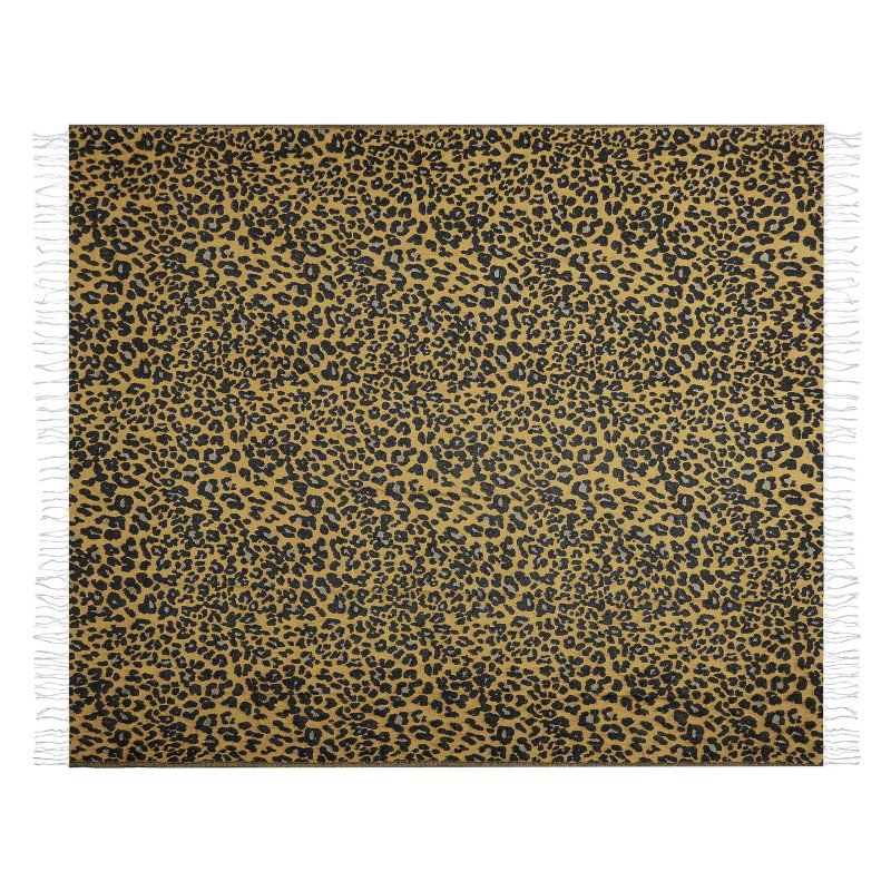 Koc JAMUNE 130 x 170 cm Brązowy Koc JAMUNE 130 x 170 cm Brązowy