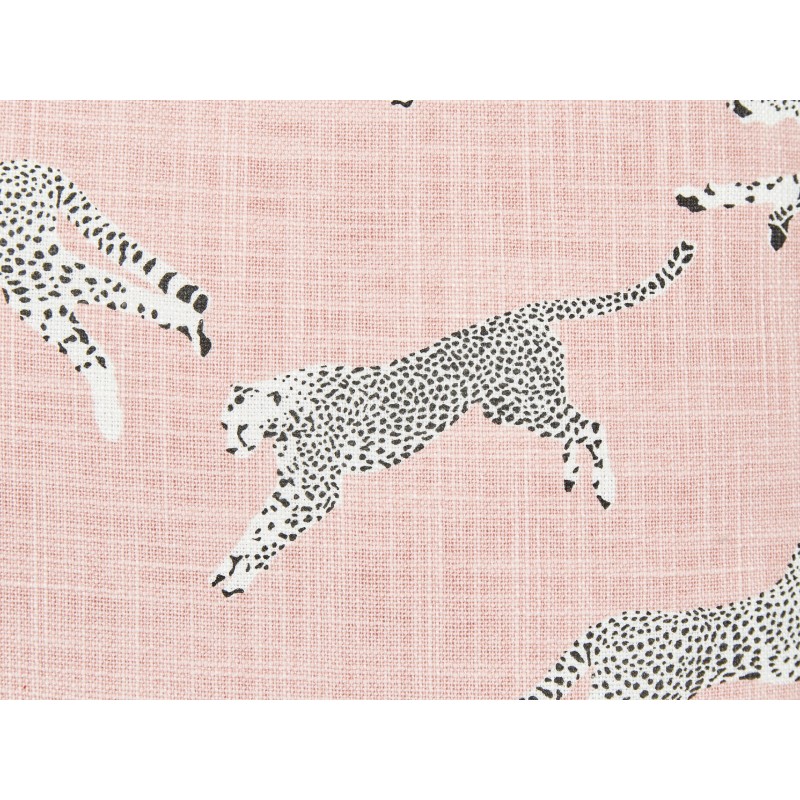 Zestaw 2 poduszek dekoracyjnych ARALES Bawełna 30 x 50 cm Pastelowy róż Wzór zwierzęcy Zestaw 2 poduszek dekoracyjnych ARALES Bawełna 30 x 50 cm Pastelowy róż Wzór zwierzęcy