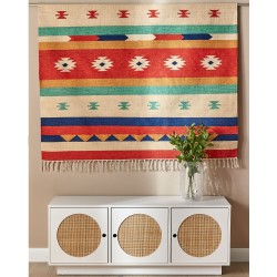 Dywan bawełniany kilim 200 x 300 cm wielokolorowy MARGARA Dywan bawełniany kilim 200 x 300 cm wielokolorowy MARGARA
