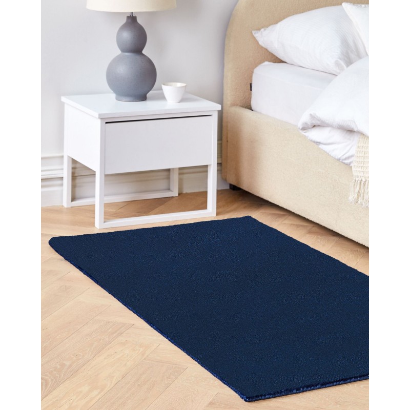 Dywan z wiskozy 80 x 150 cm granatowy GESI II Dywan z wiskozy 80 x 150 cm granatowy GESI II