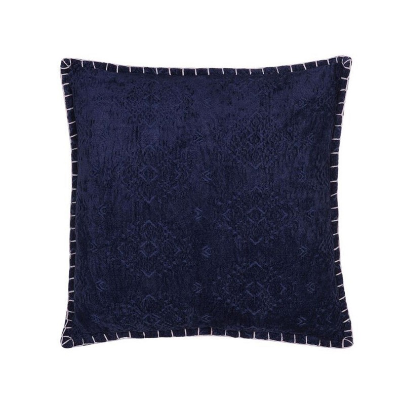Poduszka dekoracyjna MELUR 45 x 45 cm Ciemnoniebieski Ikat Poduszka dekoracyjna MELUR 45 x 45 cm Ciemnoniebieski Ikat