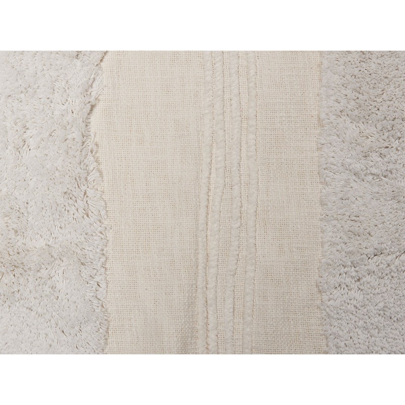 Koc RAEBARELI Bawełna 130 x 180 cm Biały Koc RAEBARELI Bawełna 130 x 180 cm Biały