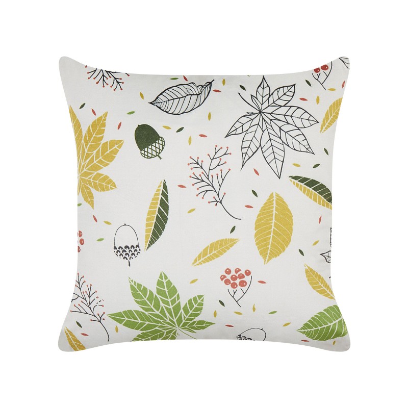 Poduszka dekoracyjna MULLEIN Welur 45 x 45 cm Kolorowy Wzór roślinny Poduszka dekoracyjna MULLEIN Welur 45 x 45 cm Kolorowy Wzór roślinny