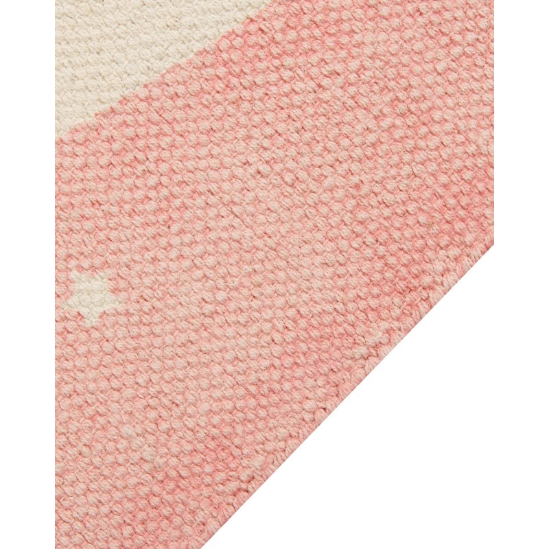 Dywan dziecięcy bawełniany motyw misia 80 x 150 cm wielokolorowy TAPAK Dywan dziecięcy bawełniany motyw misia 80 x 150 cm wielokolorowy TAPAK