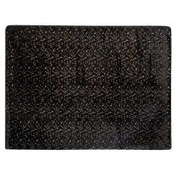 Koc ALAZEYA 130 x 180 cm Czarny Koc ALAZEYA 130 x 180 cm Czarny