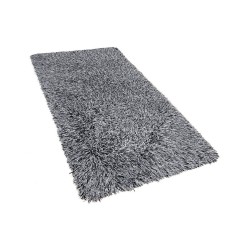 Dywan shaggy 80 x 150 cm czarno-biały CIDE Dywan shaggy 80 x 150 cm czarno-biały CIDE